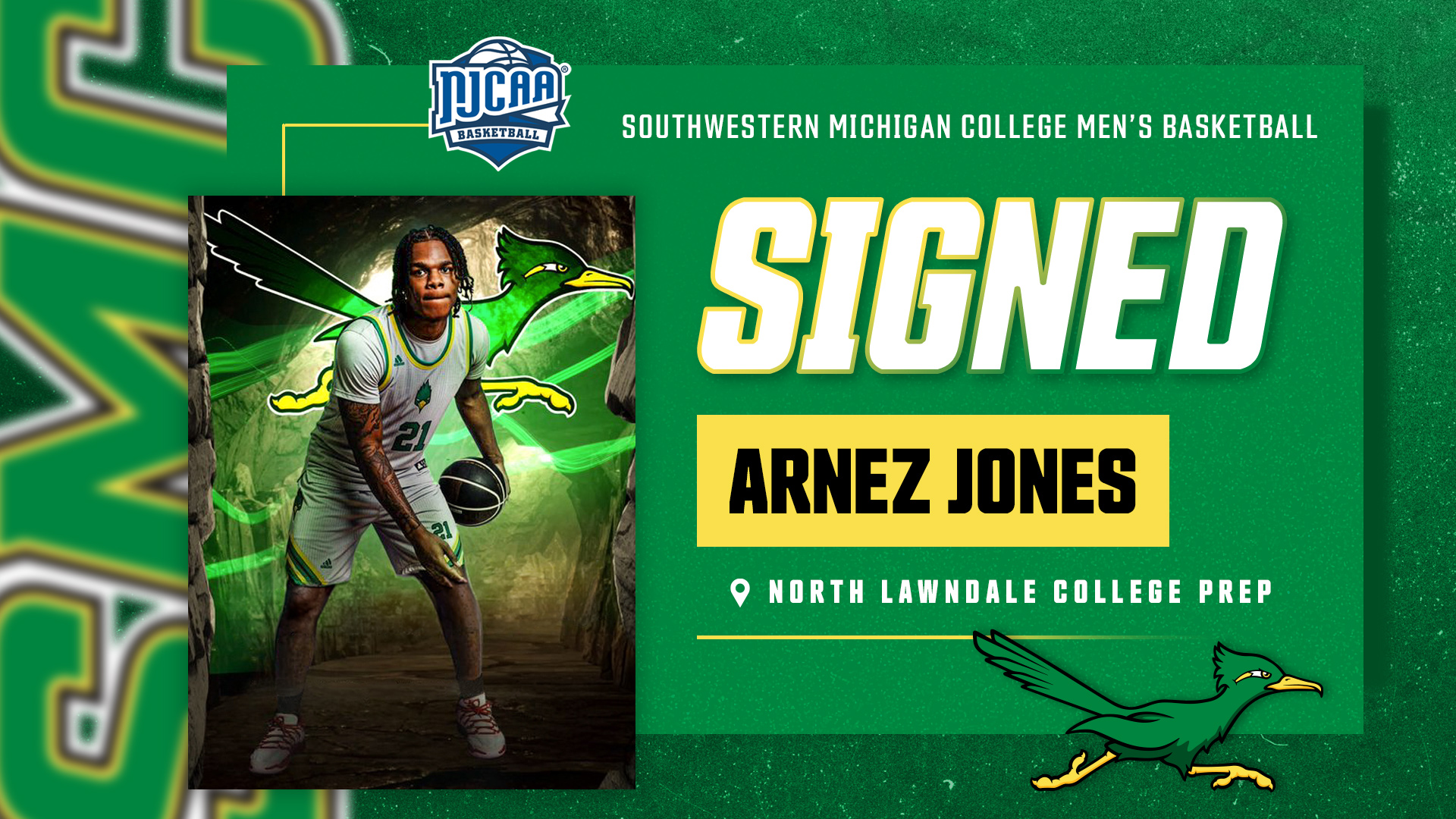 Arnez Jones Signs with the Roadrunners