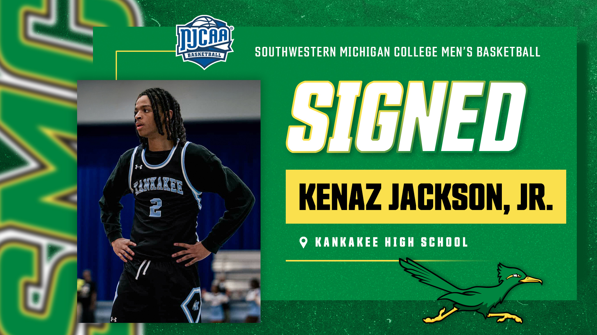 Kenaz Jackson, Jr. Is Now a Roadrunner