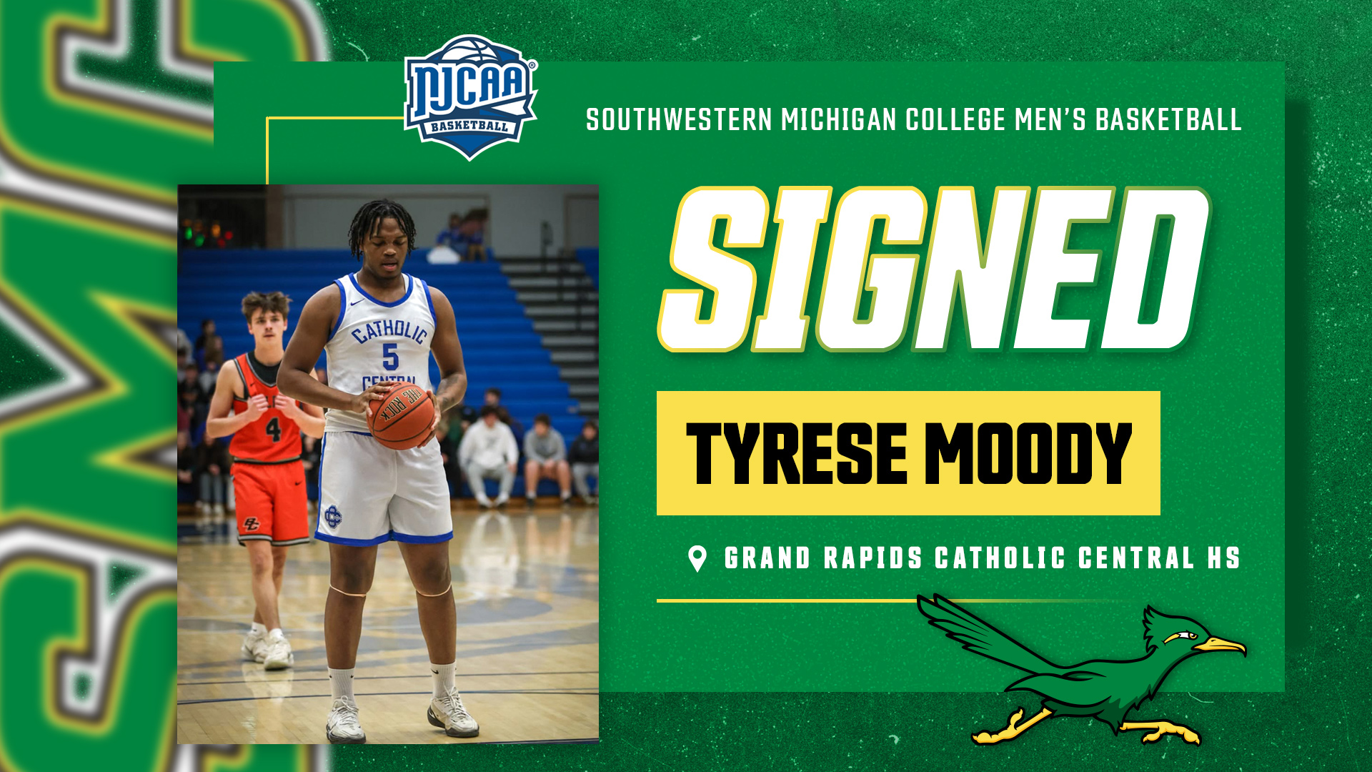 Tyrese Moody to Play Basketball for SMC