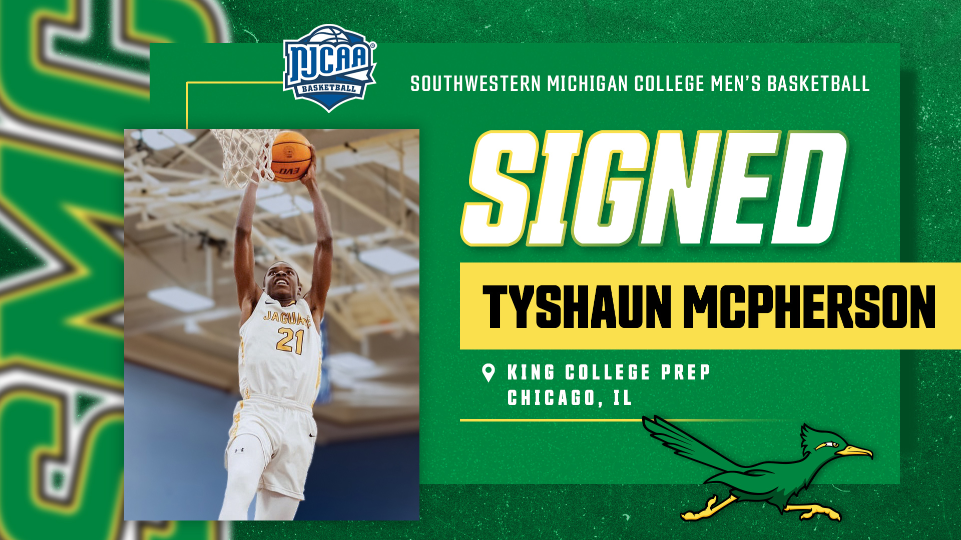 Tyshaun McPherson Chooses the Roadrunners
