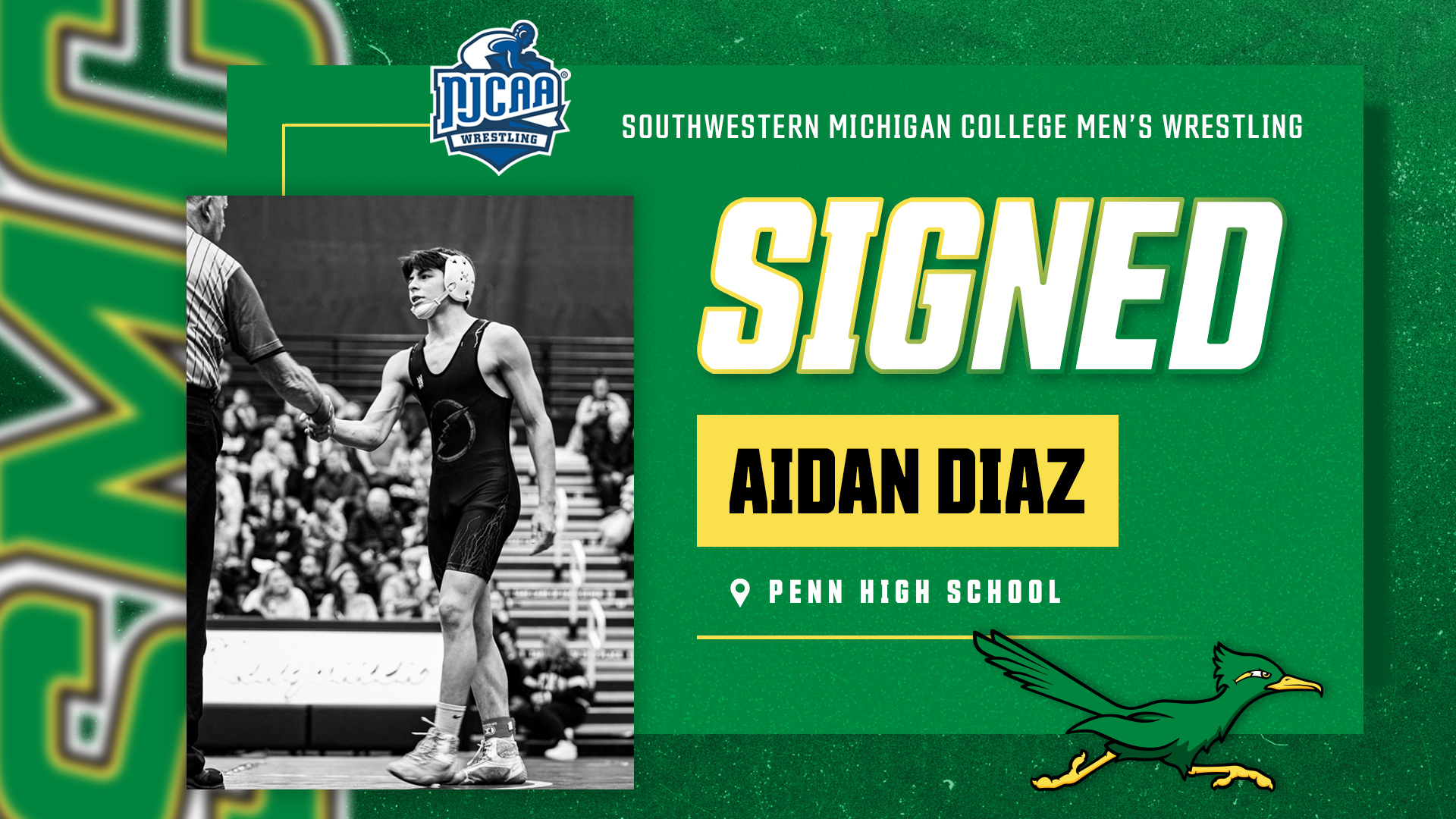 Aidan Diaz to Wrestle for SMC