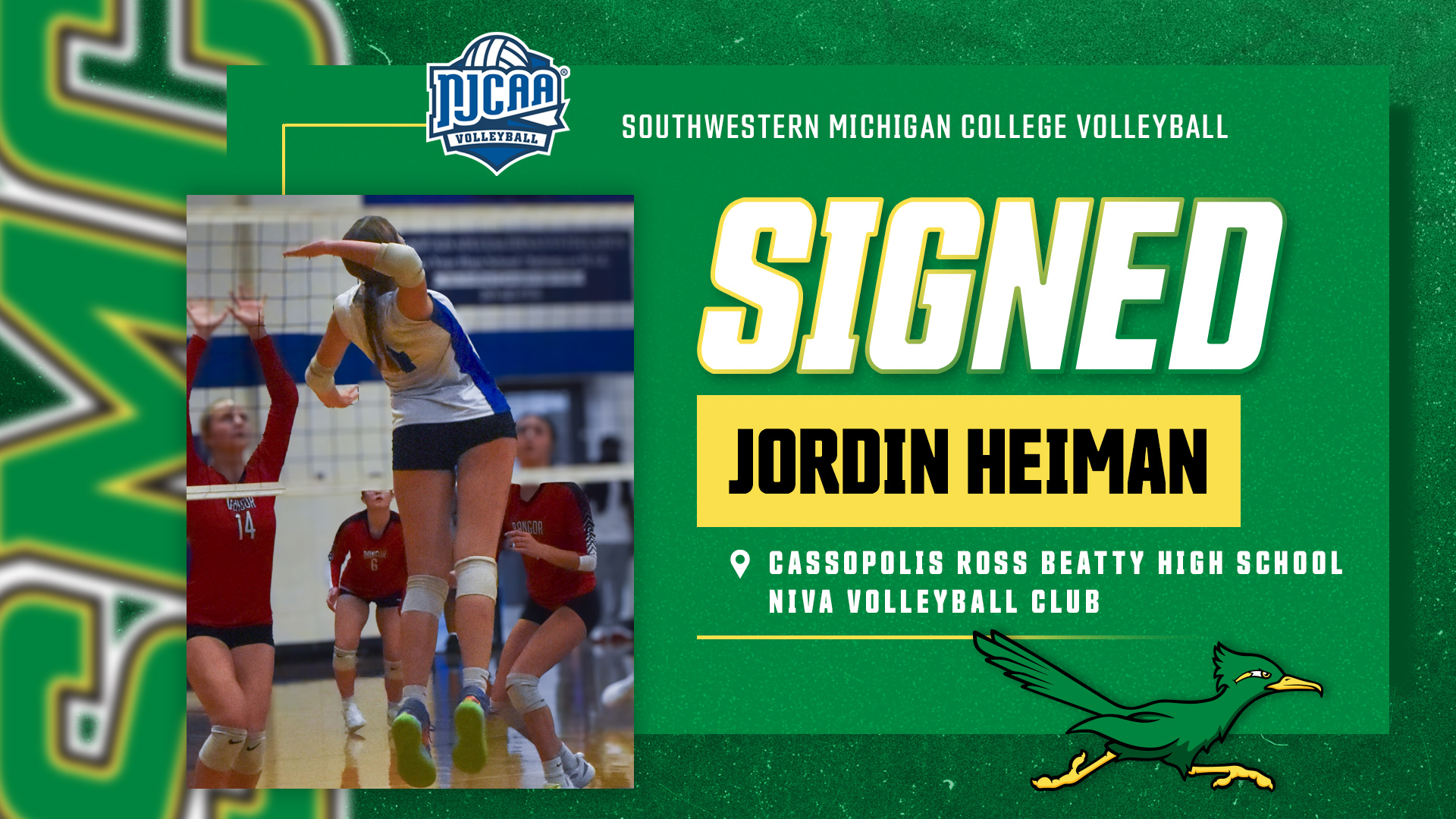 Jordin Heiman to Play for the Roadrunners