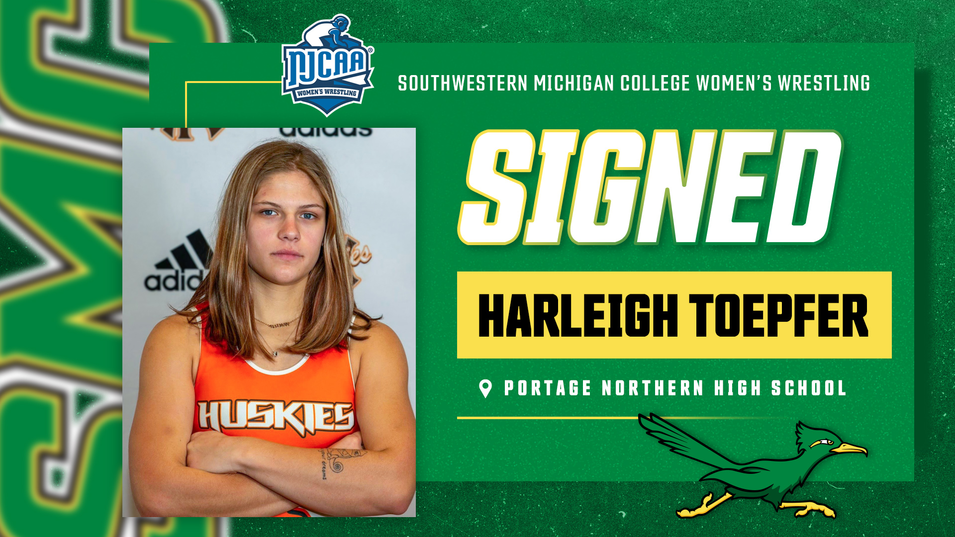 Harleigh Toepfer Signs to Wrestle with SMC