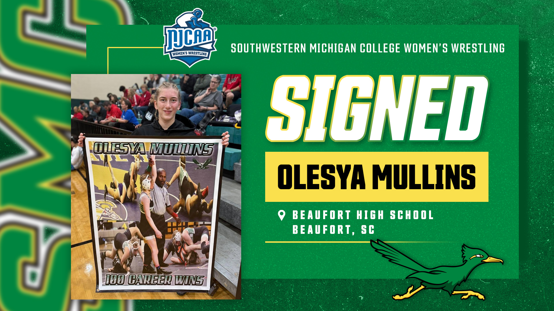 Olesya Mullins Now a Roadrunner