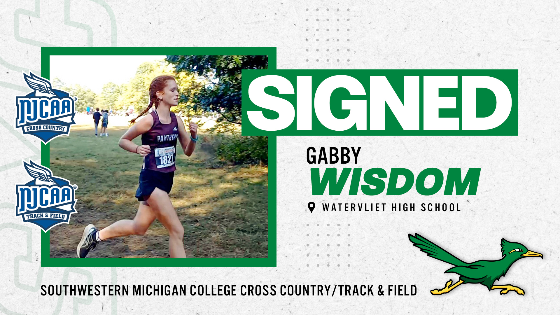 Gabby Wisdom Joins the Roadrunners