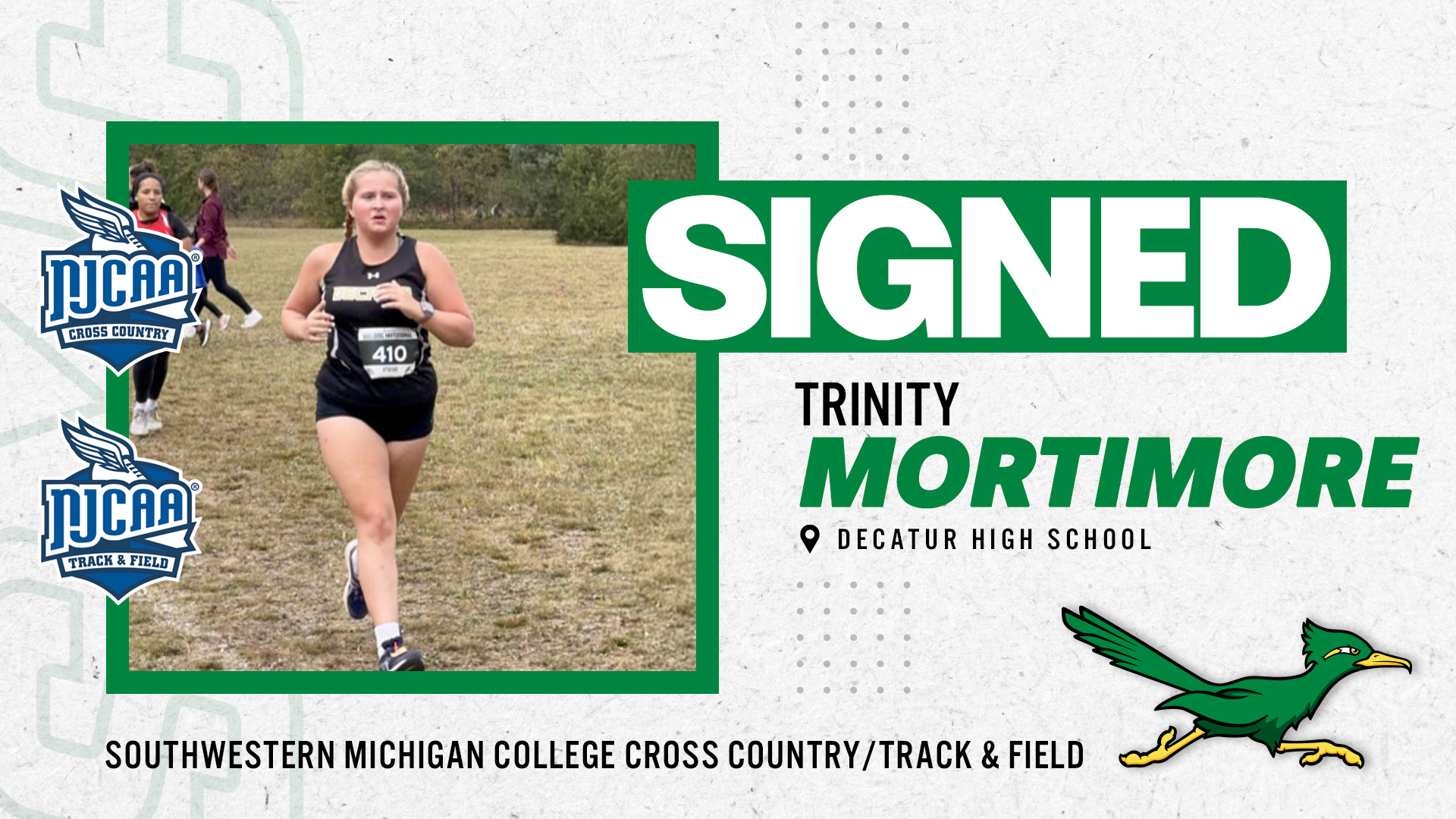 Trinity Mortimore Signs with the Roadrunners