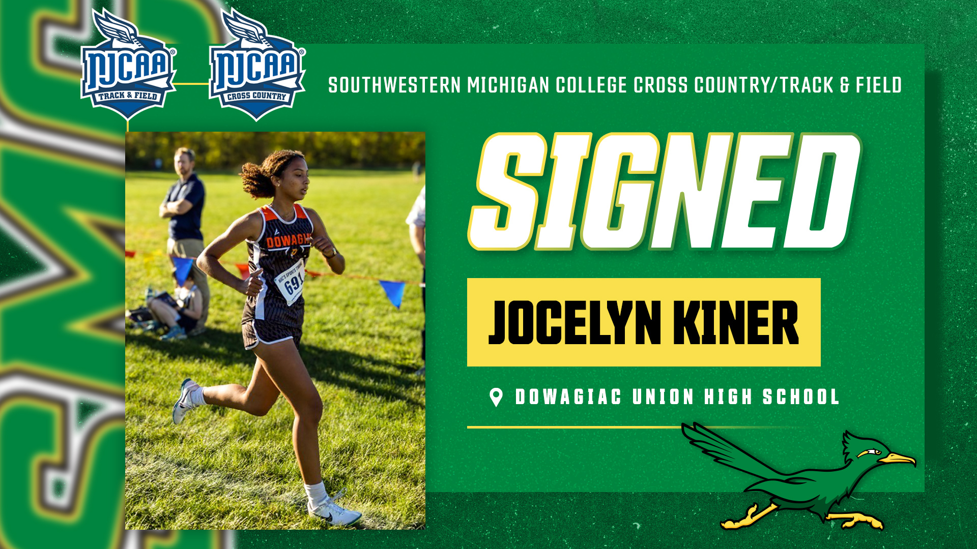 Jocelyn Kiner Signs to Run as a Roadrunner