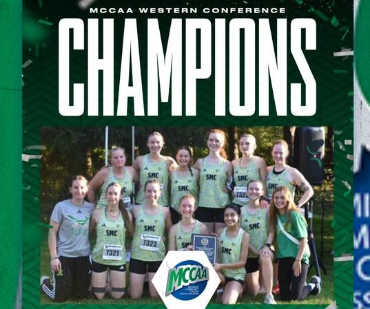 Women's XC Wins MCCAA West Championship